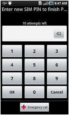 New PIN Code